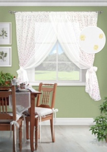 Комплект тюля  "Лурдес Lourdes-S" 358х160