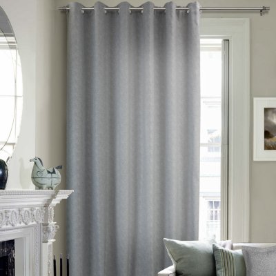 Штора на люверсах 200х260 см Мартина цвет серо-белый