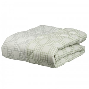 Одеяло полутораспальное SL Chalet Climat Control, бархатный серый/олива