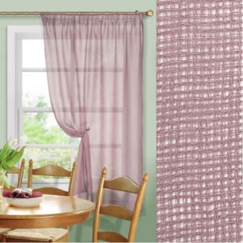 Штора для кухни Basicos 135х170 цвет пудра