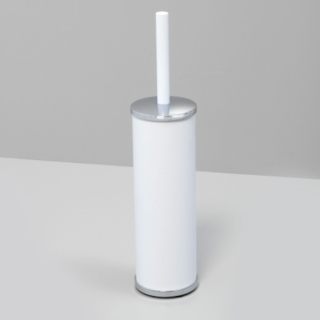 Щетка для унитаза напольная K-1027WHITE