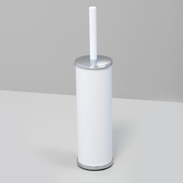 Щетка для унитаза напольная K-1027WHITE