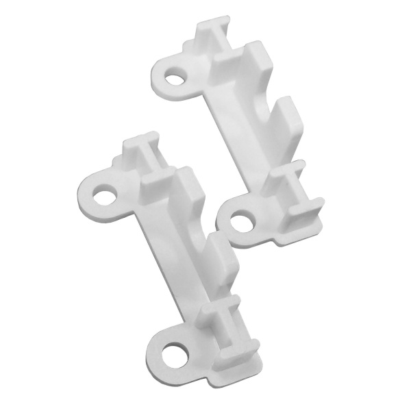 Торцевая заглушка 2-х полосного профиля, (упаковка - 2 шт.)