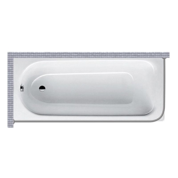 Карниз для ванной GoodHome 175x75см (Штанга) Г-образный, угловой Усиленный из нержавеющей стали
