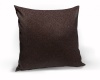 Подушка декоративная на молнии 40х40 см Lindor цвет темно-коричневый