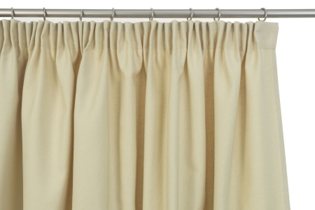 Штора на тесьме 160х270 см Sahara с подхватом цвет ваниль