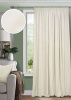 Штора на тесьме 200х270 Pudra с подхватом цвет экрю