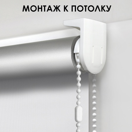 Рулонная штора, Blackout, silverback отражающий, белый 210х170