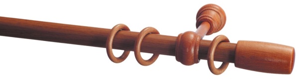 Карниз однорядный (Вишня) D28, Цилиндр Карниз однорядный (Вишня) D28, Цилиндр