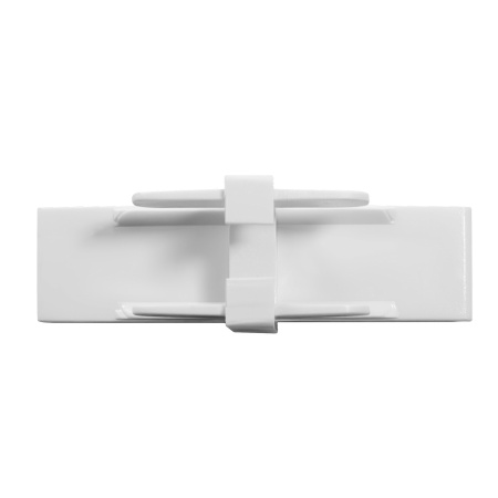 Соединитель для усиленного однополосного профиля, белый