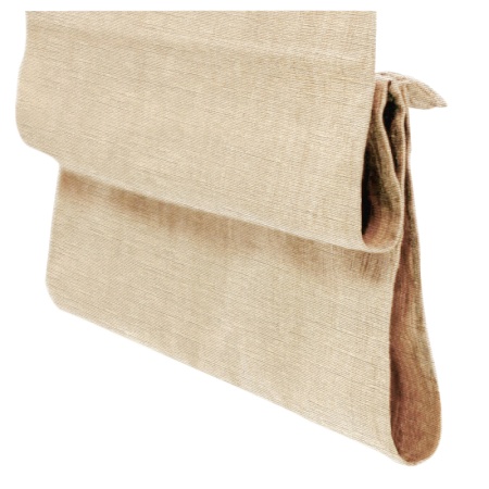 Римские шторы Лея на веревочном механизме цвет крем