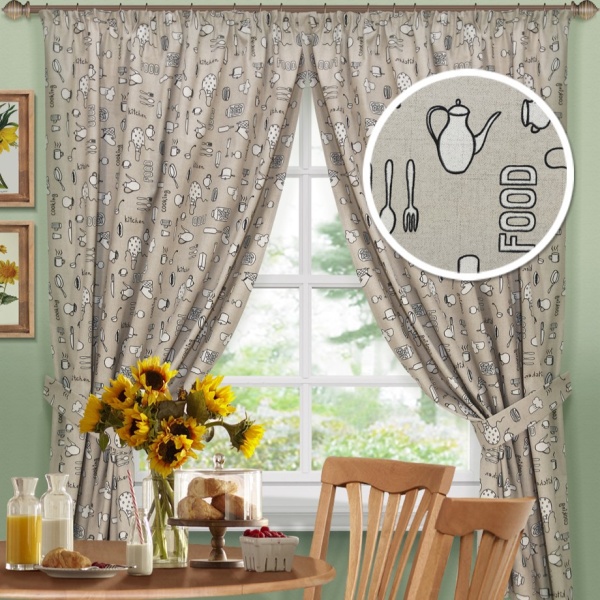 Комплект штор Cook-S 2 шторы 136х175 см 2 подхвата