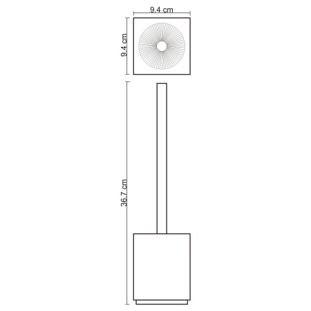 Щетка для унитаза Leine K-3827