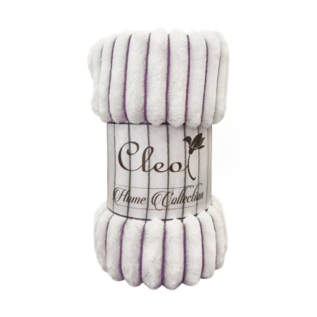 Плед Cleo MARMARI велсофт цвет лиловый