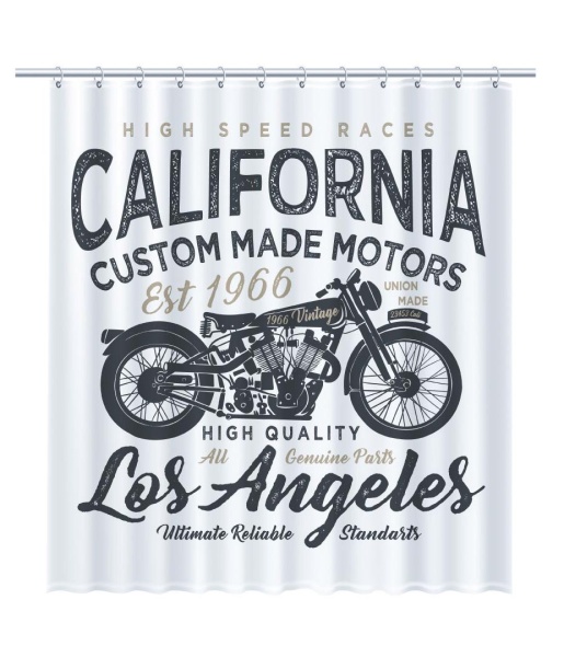 Шторка для ванной Fixsen California FX-2500, без колец