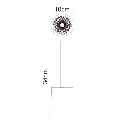 Щетка для унитаза Ohre K-37727
