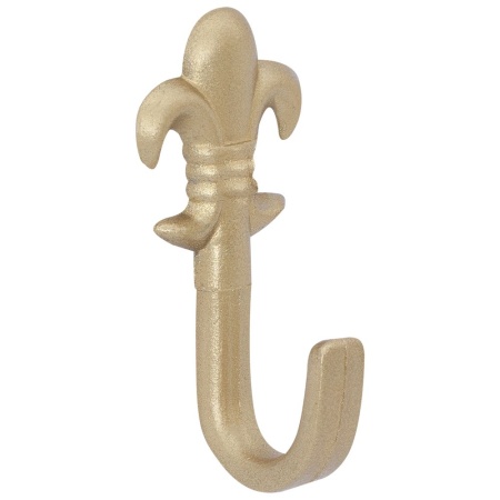 Крючок для шторного подхвата Пика, Матовое золото (2 шт)