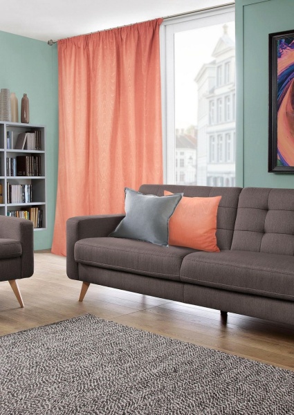 Штора на тесьме "Моире Moire" 146х270