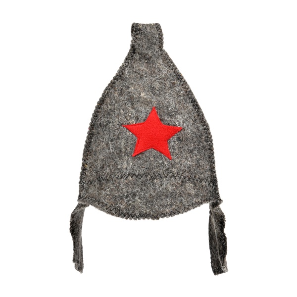 Шапка для бани и сауны "Буденовка" "Банные штучки", войлок