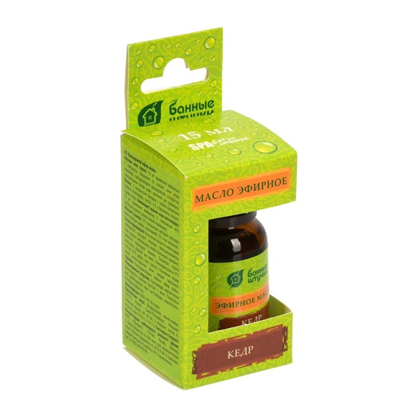 Эфирное масло "Кедр" 15 мл "Банные штучки"