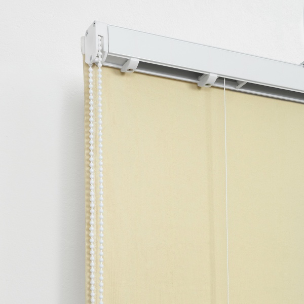 Римская штора с бахромой Кисть, на цепочном механизме, цвет ванильный