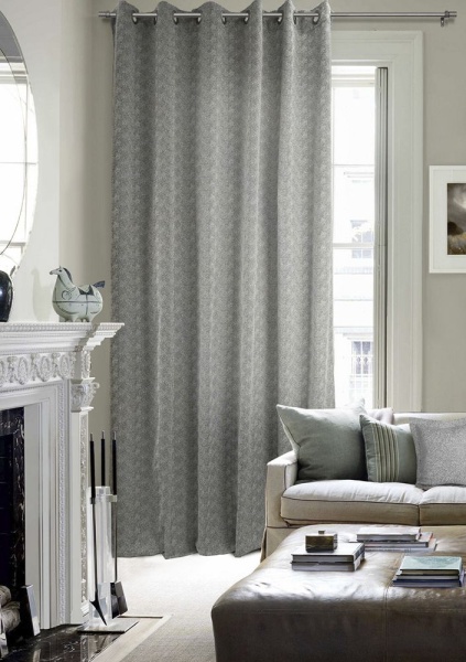 Штора на люверсах 200х260 см Мартина цвет черно-белый