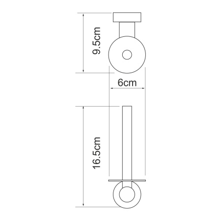 Держатель туалетной бумаги Donau K-9497