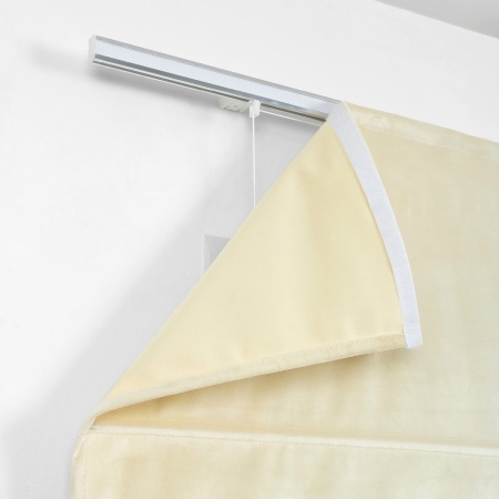 Римская штора с бахромой, Кисть цвет ванильный