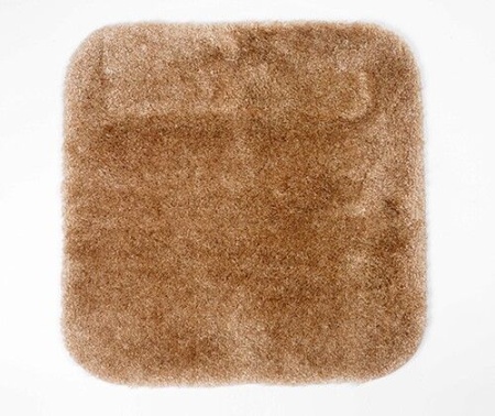 Коврик WasserKRAFT для ванной 55х57 см Wern Hazelnut