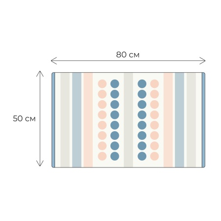 Коврик Fixsen для ванной 50х80 см LOTUS цвет розовый