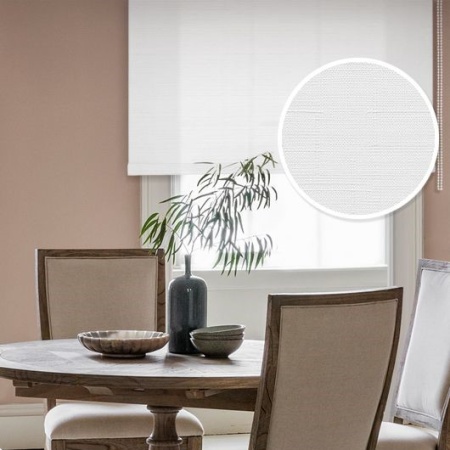 Рулонные шторы однотонные цвет белоснежный