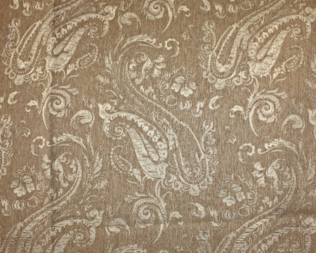 Комплект штор "Paisley-S" 2 шторы 200х280, тюль 450х280 светло-коричневый