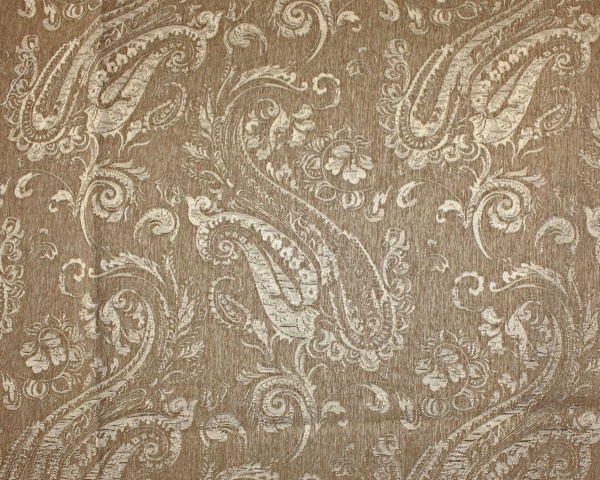 Комплект штор "Paisley-S" 2 шторы 200х280, тюль 450х280 светло-коричневый