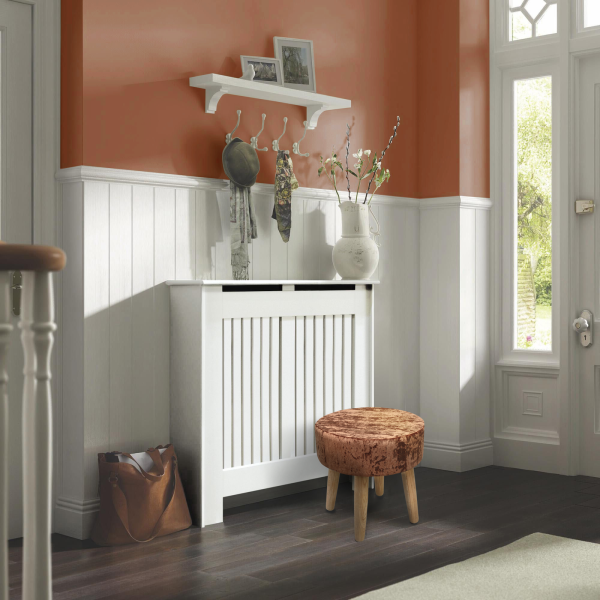 Пуф Barhan круглый, цвет терракотовый