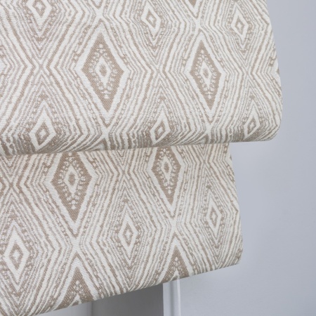 Римские шторы Сафари на веревочном механизме цвет бежевый