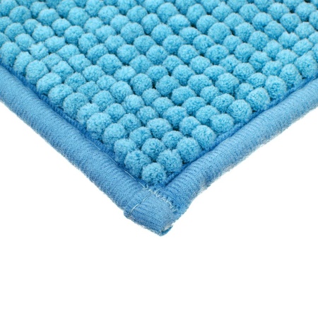 Коврик Vortex под унитаз 60х55 SPA цвет голубой