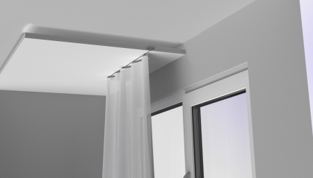 Алюминиевый карниз однорядный, скрытый для гипсокартона, 3 м