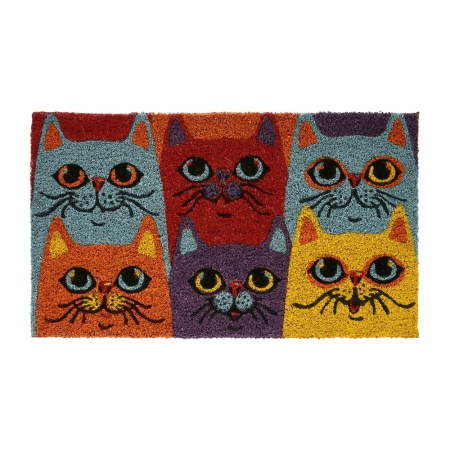 Коврик Vortex кокосовый ворс 35х60 Котики