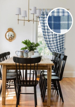 Штора на петлях "Cottage A" 140х191