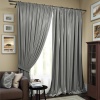 Комплект штор "Avery" 2 шторы 220х270, тюль 450х270 серый Комплект штор "Avery" 2 шторы 220х270, тюль 450х270 серый