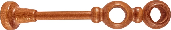 Кронштейн двойной деревянный D28 (вишня)