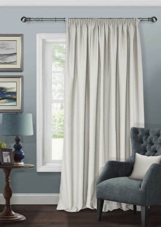 Штора на тесьме Блэкаут "Blackout-S" 200х300 светло-серый