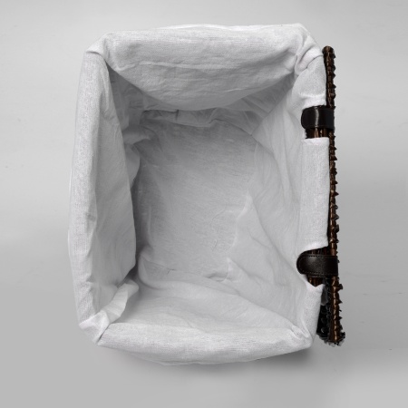 Плетеная корзина для белья с крышкой Isar WB-130-L 