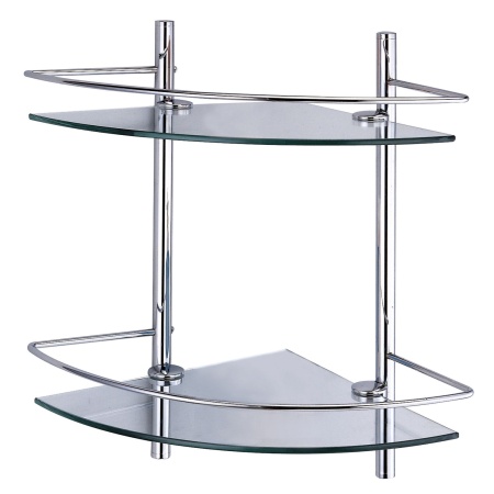 Полка стеклянная двойная K-3122