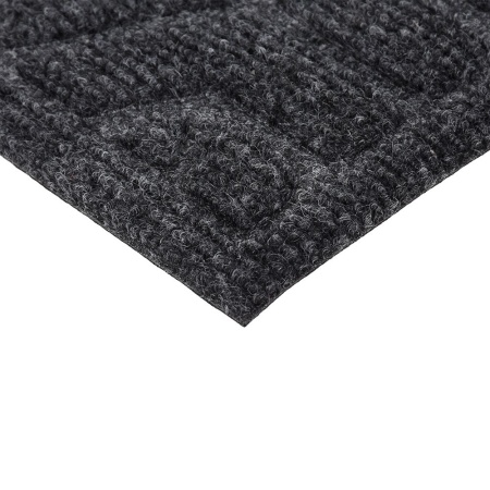 Коврик Vortex придверный рельефный 40х60 цвет серый