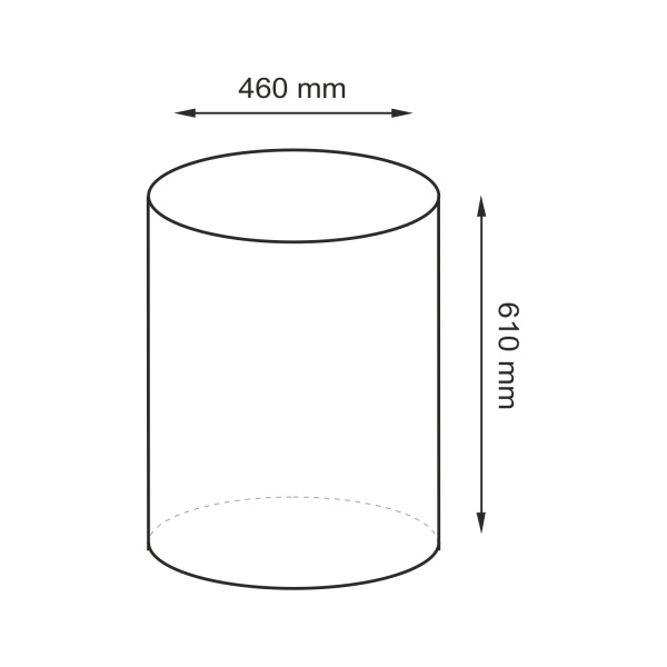 Корзина для белья Mosel WB-460-L 