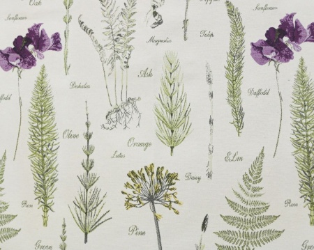 Подушка декоративная "Ботани Botany" с узором