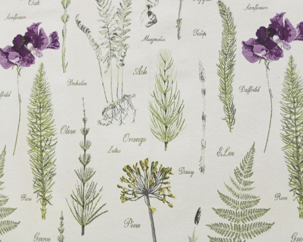 Подушка декоративная "Ботани Botany" с узором