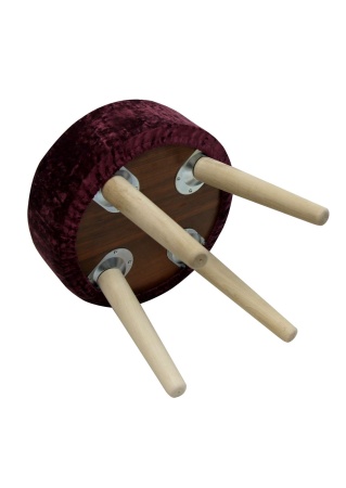 Пуф Barhan круглый, цвет винный