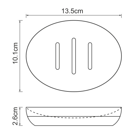 Мыльница Lopau K-3329